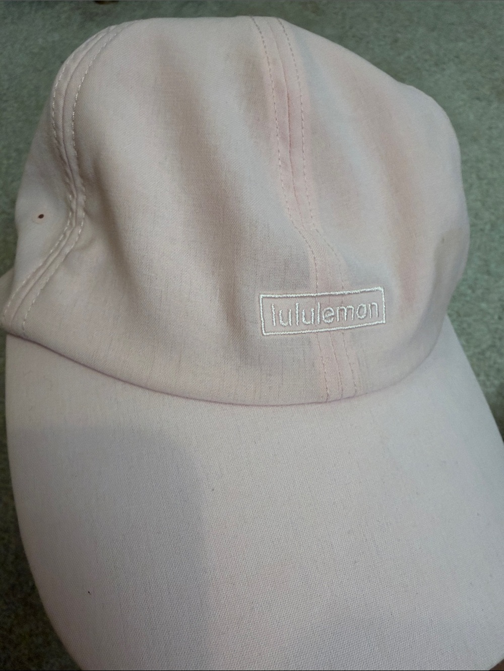 lululemon athletica Light Pink Cap with Embroidered Logo